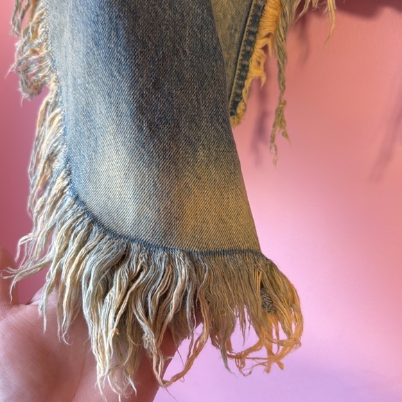 Free people KSENIA SCHNAIDER
MONSTER JACKET WITH RUST WASH - DENIM JACKET large - Picture 7 of 8